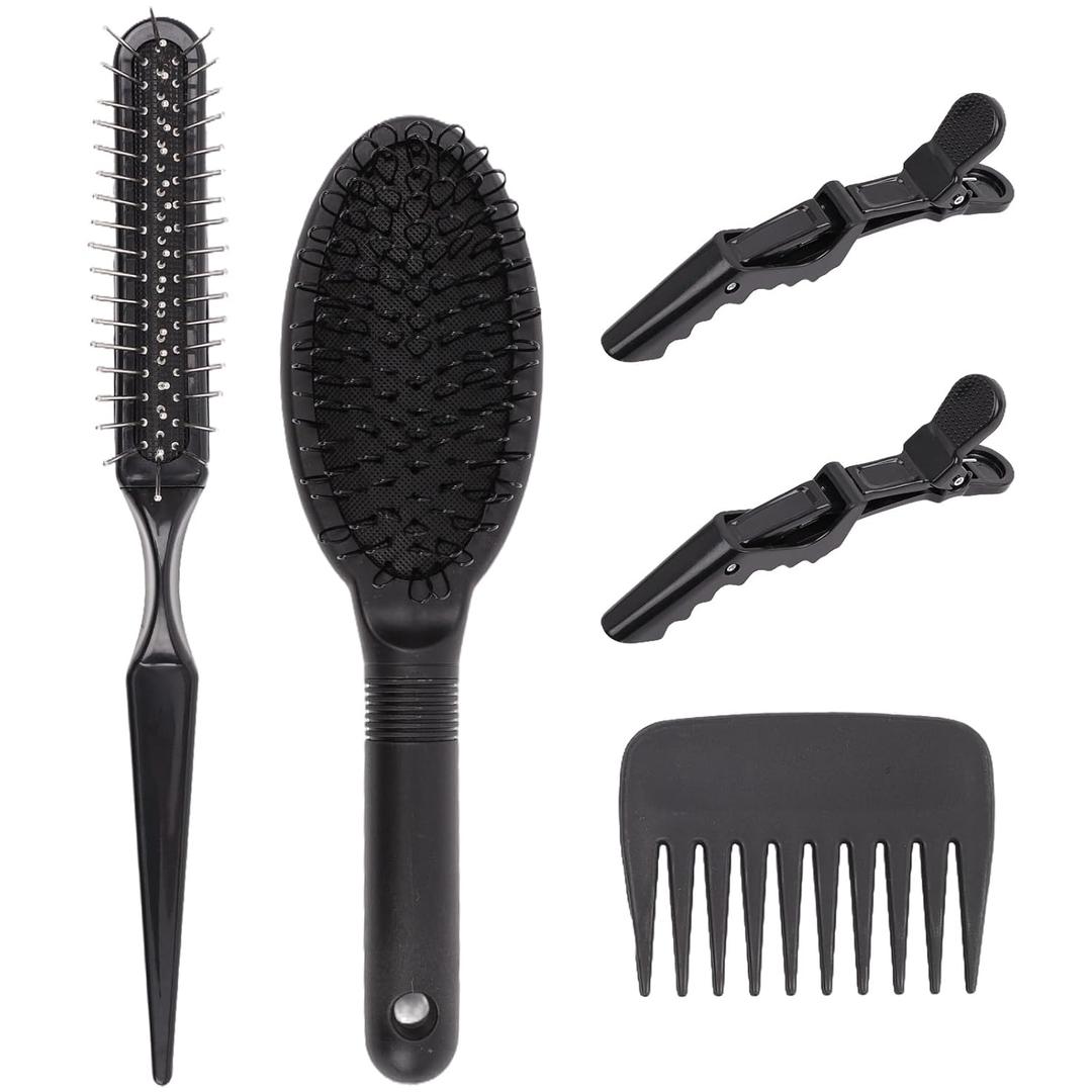 5 Pcs Wig Brush Set,Wig Brushes for Synthetic Hair,Professional Brush for Hair Extensions for Human Wigs and Synthetic Extension