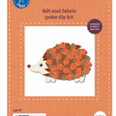 Hedgehog DIY & Fabric Poke DIY Kit Set 2 Pack