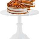 Grand Baker Cake Stand 10 inch Wedding Cake Tools Adjustable Height Fondant Cake Display Accessory for Party bakeware (White)