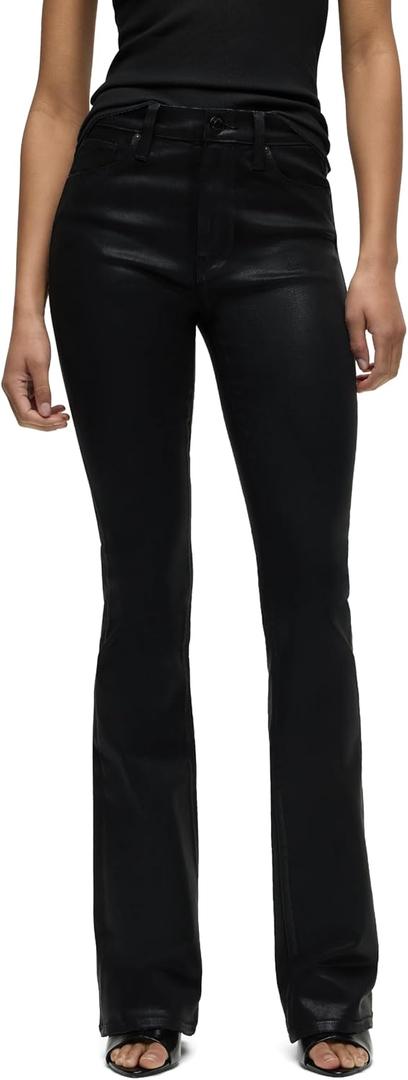 Hudson Women's Barbara High Rise Bootcut Fashion Jean (Black, L)