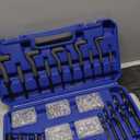 Orion Motor Tech 172pc Thread Repair Kit, SAE Thread Restorer Kit with HSS Drill Bits Taps Inserts Breakoff Installation Tools, Auto Rethreading Restorer Tool Kit in 1/4" 5/16" 3/8" 7/16" 1/2"