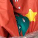 Christmas Tree Storage Bag, Fits Up 7.5 Ft Christmas Tree Durable 600D Oxford Holiday Storage Container with Wide Opening Dual Zippers (Snowman Penguin)