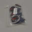 Dog Boots, Dog Sport Sneakers 4-Pack | Breathable Anti-Slip Paw Protectors for Hot Pavement | Small Medium Large Dogs Running Hiking Walking Shoes with Rugged Rubber Sole (Size 6, Blue)