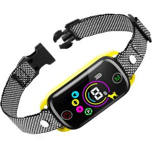2024 Bark Collar Coolait Dog Bark Collar, Coolait Bark Collar for Large Dog, Rechargeable Anti Bark Collars for Medium Small Dogs, No Bark Collar with 8 Sensitivity & 4 Stopping Barking Training Modes