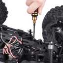 5 in 1 RC Hobby Repair Tools Kit Hex Driver Set Allen Wrench Drill Bits Hex Bit Set & Phillips Screwdriver Bit with Alloy Handle for RC Car Helicopter Drone Boat