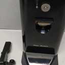 POHL SCHMITT Electric Can Opener, Easy Push Down Lever, Knife Sharpener, Bottle Opener & Built-In Cord Storage, Opens All Standard-Size and Pop-Top Cans, Black