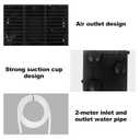 Electric Water Heater Chiller, AC 100240V 20L Aquarium Chiller ABS Housing Digital Display Intelligent Temperature Control 70W with Pump for Fish (US Plug Pump US Plug 110V)