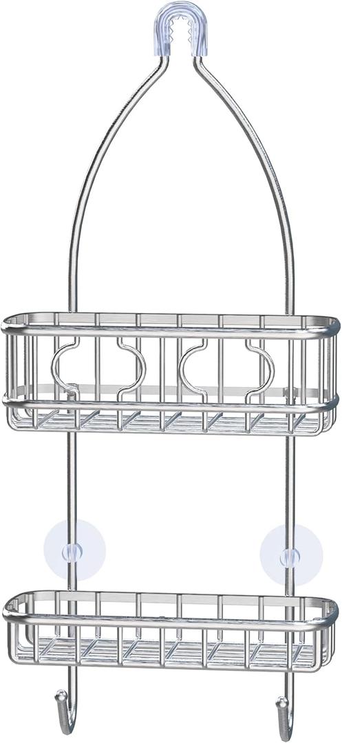 Simple Houseware Stainless Steel Bathroom Hanging Shower Head Caddy Organizer (24 x 10.2 x 4.2 inches)