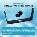 000-11020-001 Gimbal Mounting Bracket with Knobs for 9" Touchscreen Fish Finders,Compatible with Lowrance 9 HDS Gen2 Touch, 9 HDS Gen3, 9 HDS Carbon, 9 Elite-Ti, 9 Hook, 9 Elite-HDI-Chirp