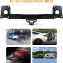 Tesla Model Y Rear Trailer Hitch Tow Hook Receiver Tow Hitch Tow Hook Adapter fit 2020 2021 2022 2023 2024 Model Y (Excluded Hook)