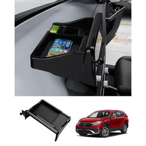 FIILINES Dash Organizer for Honda CR-V EX-L/Sport-L Hybrid 2023-2026 (Fit 9" Touch Screen), Center Console Dash Tray for CRV ABS Dash Storage Box Accessories Black