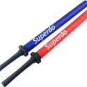 Superdo Foam Sword Practice Swords Sparring Training Stick (Double Pack) (red-blue)