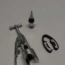 Wine Opener Set - Chrome Plated Zinc Alloy Wing Corkscrew Wine Opener, Bottle Stopper, and Foil Cutter. Wine Bottle Opener and Accessories Kit. Gift Idea