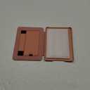 CoBak Lightweight Stand Case for 7" Kindle Paperwhite 12th Gen 2024 and Kindle Colorsoft with Right Hand Strap - Compatible with iPhone MagSafe, for Samsung/Belkin/Anker Wireless Charging Pads (Fabric Pink)