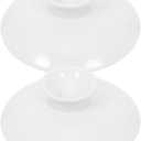 Gatuida 2pcs Small White Ceramic Tea Cup Lid, 3 Inch Reusable Ceramic Mug Lid Replacement for Teacups and Bowls Tea Kettle Covers for Home and Restaurant Use Versatile and Aesthetic Accessories