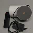 Mini Portable Projector 4K WiFi 6 BT 5.2 Upgraded Portable Projector Full HD Supported for Phone /PC /TV /HDMI /PS5 /Laptop Auto Keystone Home Theater 180 Rotation [Built-in App] White