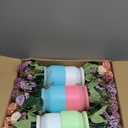 12 Pcs Hydrangea Artificial Flowers in Vase Artificial Hydrangea Potted Small Fake Flowers Table Centerpiece Decoration Arrangement Faux Floral Indoor for Mom Wedding Home Office