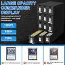 Trading Card Storage Box for 12000+, Card Deck Box for MTG Commander Display, Card Organizer Box with 48 Card Dividers, Labels & Tapes, Compatible with TCG, PTCG, MTG and Sport Cards