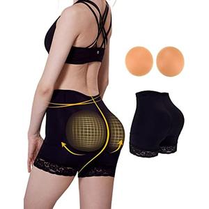 AFLIFLI Padded Shapewear with Silicone Butt Pads, Removable Fake Silicone Hip Pads, Inserts & Enhancer for Women Underwear XL