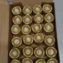 Honoson 24 Pack Gold Candles Party Decoration Flameless LED Tea Light Battery Operated Candle for Halloween Christmas Valentine Diwali Wedding Table Centerpiece