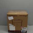 8-Sheet Micro Cut Paper Shredder P-4 High Security for Home Office Use with Handle, Shreds Credit Card/Staple 4 Gallons(Black) Visual Window Wastebasket