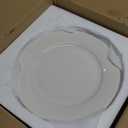 OMAYKEY 10.5 Inch Dinner Plates, Ceramic Round Plate Set, Salad Serving Modern Dishes for Steak, Patas, Pizza, Dishwasher, Microwave, Oven Safe, Scratch Resistant, Smooth Glaze, 8 Packs