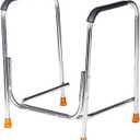 Handrail Toilet Frames for The Elderly 80Kg/176Lbs Stainless Steel Grab Bars Stand Toilet Safety Frame Handrail Bar for The Elderly Disabled Pregnant Bathroom Fixture