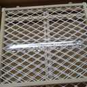 Toddleroo by North States - Diamond Mesh Wooden Baby Gate: Pressure Mounted Baby Gate for Doorways - Adjustable 26.5 to 42 Inches Wide - 23 Inches Tall
