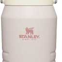 Stanley IceFlow Flip Straw Jug with Handle 64 oz| Twist On Lid and Flip Up Straw | Leak Resistant for Travel and Sports | Insulated Stainless Steel | BPA-Free | Rose Quartz