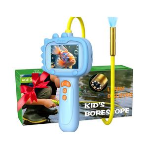 Daxiongmao Borescope Camera with Light for Kids | STEM Science Educational Toy for 4 5 6 7 8 9 10 12 Years Old Boys & Girls | Birthday Gift for Outdoor Adventures & Nature Discovery(Blue)