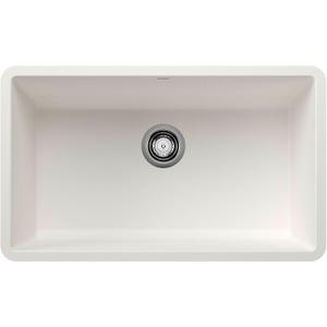 BLANCO 442533 Precis Single Bowl-White 30" Kitchen Sink