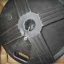 US Weight Durable 50 Pound Fillable Umbrella Base Designed to be Used with a Patio Table 16.75 x 16.5 x 6.5 inches
