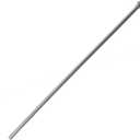 Westbrass R124-07 3/8" x 20" Flat Head Toilet Supply Riser, 1-Pack, Satin Nickel