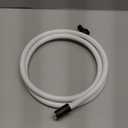 Misting Cooling System Outside Patio: Portable Standing Garden Hose - Mister for Greenhose (1, White)