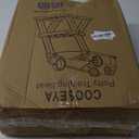 COOSEYA Frog Toilet Seat, Potty Training Toilet Seat for Toddler, Upgrade Potty Training 2 in 1 Toddler Toilet Seat for Boys Girls,Waterproof Soft Mat Non-slip Step Stool (Gray)