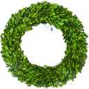 Boxwood Wreath 20 inch X-Large, Preserved Natural Boxwood Designed for Christmas Wedding Home Decoration, Farmhouse Style Realistic Full Green Real Decoration, Indoor Home Office Shop Hotel Decor