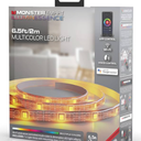LED Strip Short Wi-Fi Multi-Color LED Light Strip Monster 6.5Ft, Smart App, Customizable Settings, Any Space, Voice-Control, Alexa, Google Assistant, Easy Installation