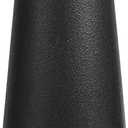 DECORPIA Quality Ceramic Flower Vase - 6 Inches Tall, Black, Pampas Vase for Farmhouse, Modern, Bohemian Home Decor