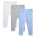 Babymine Toddler Pants 4T Baby Boys'Multi-Pack Pants Gender Neutral Baby Clothes Blue Gray White