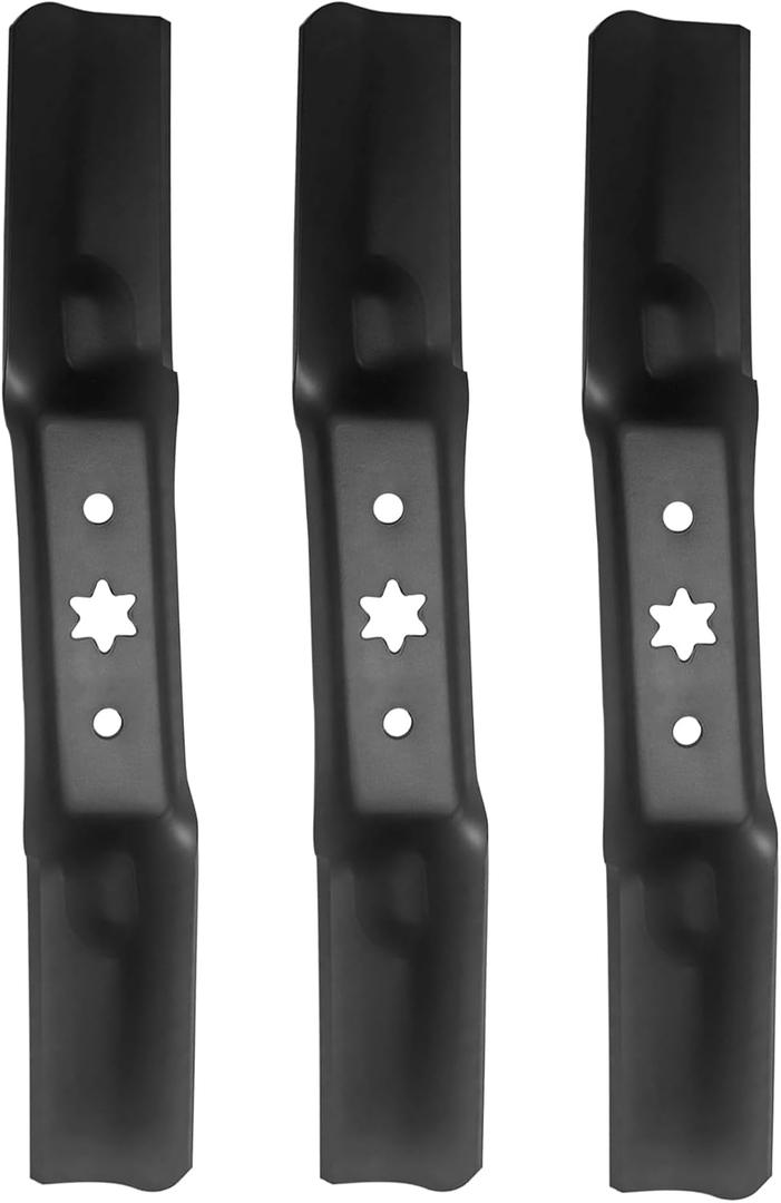 3 Pack 50" Mower Blades 2-in-1 Compatible with Cub Cadet Troy Bilt MTD ZT1 ZT2 XT1 XT2 L50 KH LX 50 KW Replaces 942-05052A 742-05052A 50 Inch Cut Deck Lawn Tractor Riding