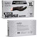 ForPro Disposable Nitrile Gloves, Chemical Resistant, Powder-Free, Latex-Free, Non-Sterile, Food Safe, 4 Mil