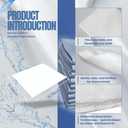 10 Pcs Water Absorbent Mats - 13.8" x 15.8" Reusable Water Absorbing Pads for Home, Kitchen, Garage, and Basement - Hand-Wringable Quick-Dry Water Absorbers (1 Pack, 10 Pcs)