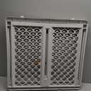 MYPET Universal Pet Gate: 26 - 42 Wide Dog Gate for Doorways with Pressure Fit or Swinging Door Hardware Mounting Types Included: 26" Tall; Gray