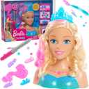 Barbie Dreamtopia Mermaid Styling Head, 22 pieces, Kids Toys for Ages 3 Up by Just Play