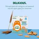 Little Bellies Organic Animal Crackers Toddler Snack, 4.58 oz (EXP 10/01/26)
