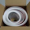 Duzzy Flexible Baseboard Molding Trim, 4 Inch(W) x 20 Feet(L) Peel and Stick Rubber Wall Trim Molding, Self-Adhesive Vinyl Wall Base Cove Base