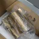 Brushed LED Wall Sconces LED Warm Light Interior Glam Crystal Wall Light Hardwired Gold, 1 pack
