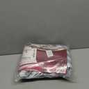 Sorfey Vinyl Fitted Tablecloth Cover, Checke Design, Flannel Backed Lining Fits Tables Up-to 48x68 Oval/Oblong Grey