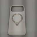 TORRAS Q3 Silicone for iPhone 17 Pro Max Case Stand, Fit for MagSafe, Liquid Silicone Soft Cozy Grip, 360 Spin Magnetic Stand, Camera Control, Protective Case for iPhone 17 Pro Max, Ivory Gold