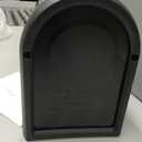 Architectural Mailboxes Chadwick Galvanized Steel Post Mount Mailbox, 8950B-10, Black, Medium Capacity